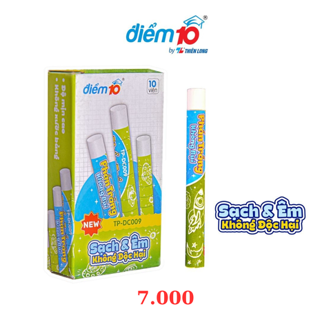 Phấn trắng không bụi Thiên Long TP-DC009