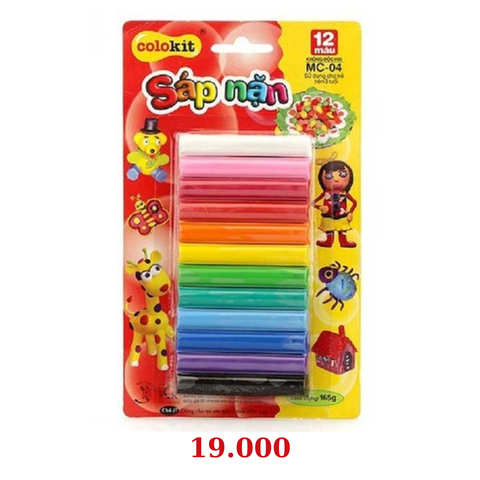 Sáp nặn MC-04 12 màu