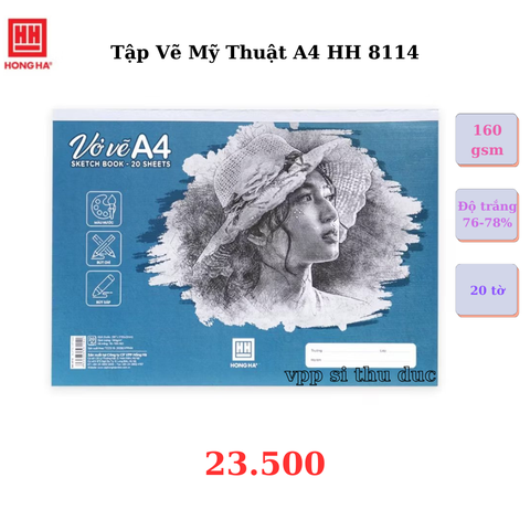 Tập Vẽ Mỹ Thuật A4 HH 8114