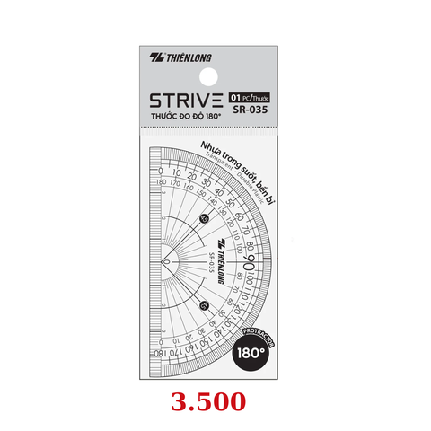 Thước đo độ 180 SR-035 Strive túi 1/200