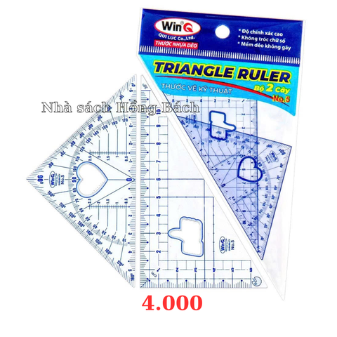 Thước eke số 5 WinQ (2 cây)
