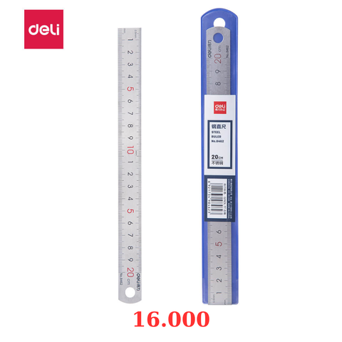 Thước Thép Deli E8462 - 20cm