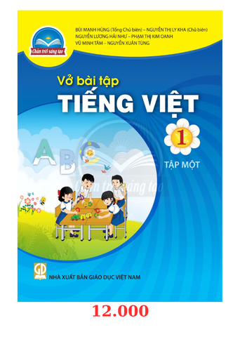 Vở bài tập tiếng việt 1 tập 1 - Chân trời sáng tạo