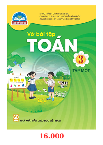 Vở bài tập toán 3 tập 1 - Chân trời sáng tạo