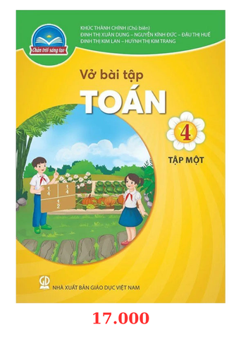 Vở bài tập toán 4 tập 1 - Chân trời sáng tạo