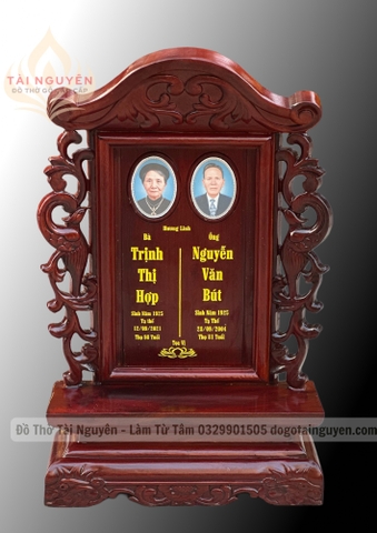 Bài vị song phụng 2 ảnh