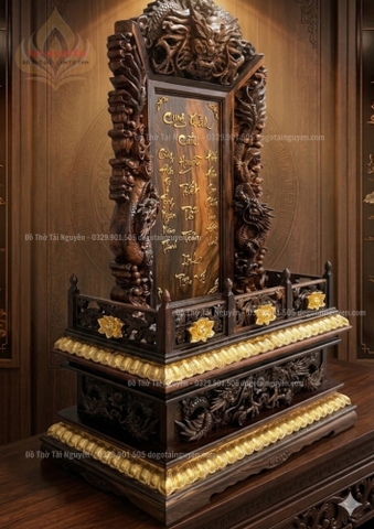 Long Vị Cửu Huyền Thất Tổ - GỖ MUN