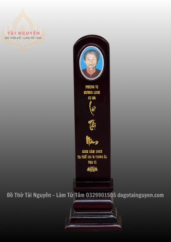 Bài vị mini cao 40 rộng 10cm