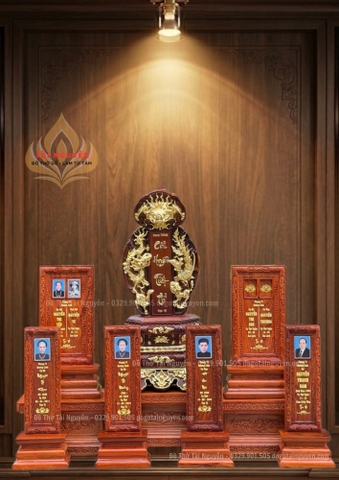 Long vị Tứ linh & Bài vị Triện