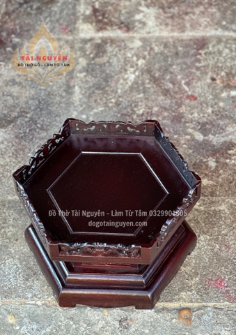 Khay Đựng Ngũ Quả (gỗ Hương)