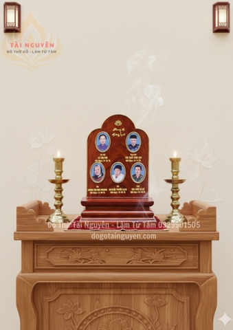 Bài vị 5 ảnh