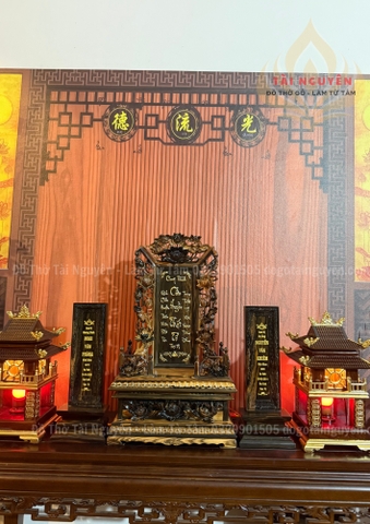 Bài vị gỗ mun