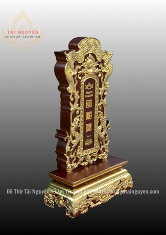 Bài vị cuốn thư (nguyên khối)