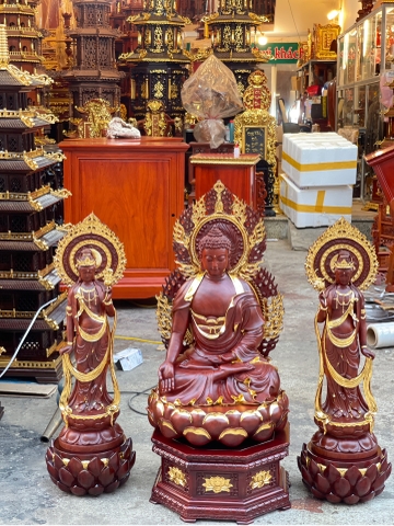 Tây Phương Tam Thánh (Hàng Đặt Làm Trợ Duyên)