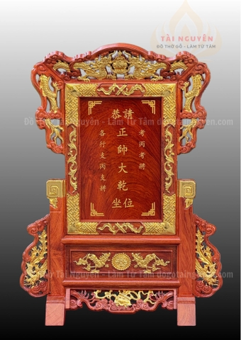 Bài vị thờ gia tiên (khắc theo yêu cầu)
