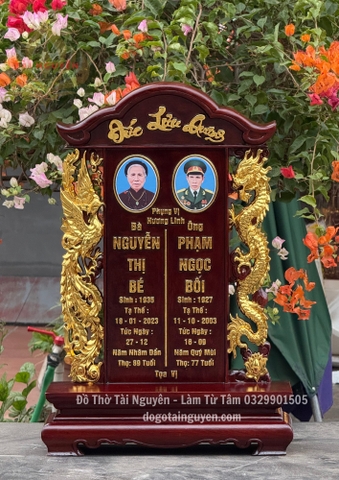 Bài vị long phượng -  cho song thân