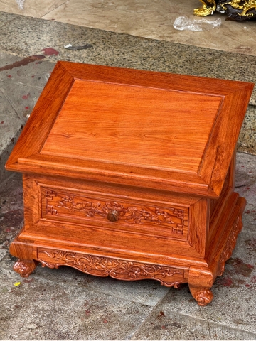 Kệ tung kinh mặt trơn (gỗ hương đá)