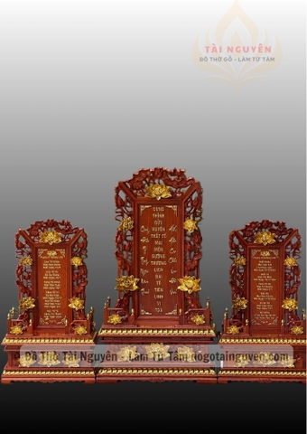 Bộ bài vị Cửu Huyền gia tiên nội ngoại