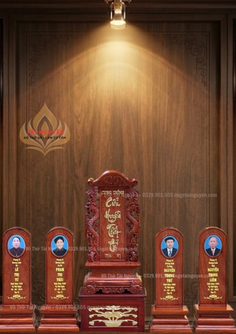 Bài vị song long & Bài vị trơn