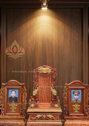 Long vị & Bài vị song phụng