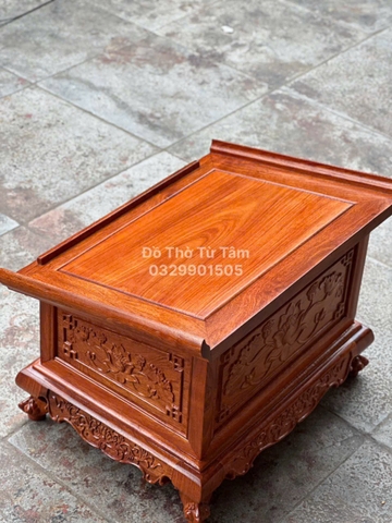 Kệ tụng kinh có tai (gỗ hương đá)