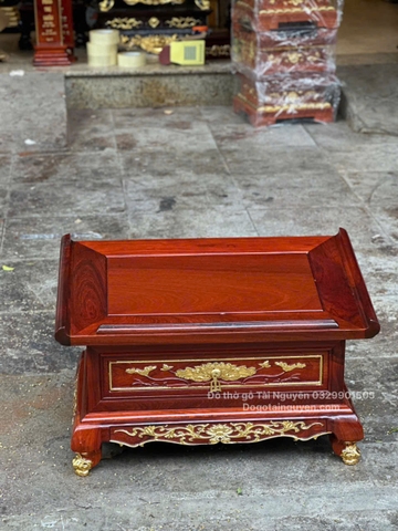 Kệ tụng kinh gỗ gụ