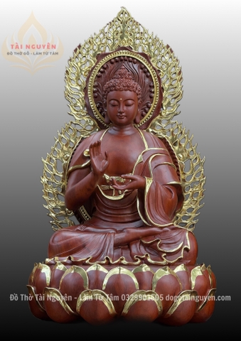 Thất Phật Dược Sư (gỗ gõ đỏ)