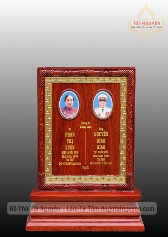 Bài vị đôi (đục chiện)