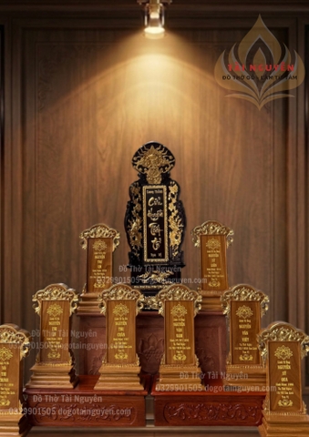 Bộ bài vị cho gia tộc, nhà thờ