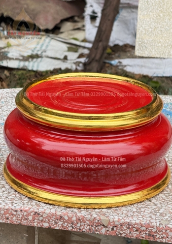 Đế bát hương (nguyên khối / sơn son)