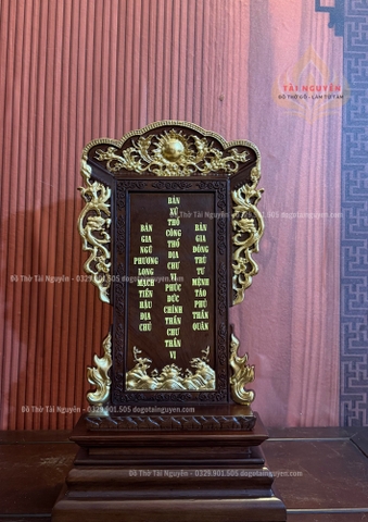 Bộ bài vị thờ Thổ Công, Gia Tiên, Bà cô ông mãnh