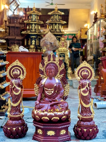 Tây Phương Tam Thánh (Hàng Đặt Làm Trợ Duyên)
