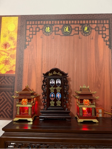 Bài vị Đức Lưu Quang 4 ảnh