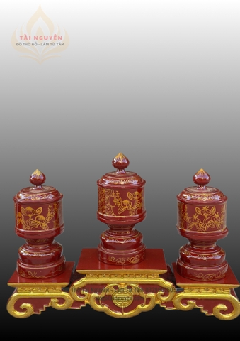 Bộ Đài Nước (Sơn son thếp vàng)