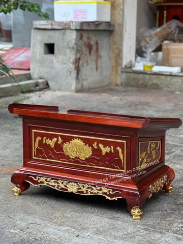 Kệ tụng kinh gỗ gụ