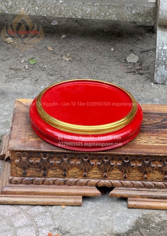 Đế bát hương (nguyên khối / sơn son)