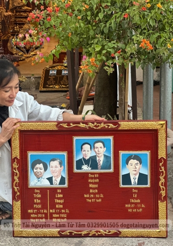 Khung thờ 3 hương linh