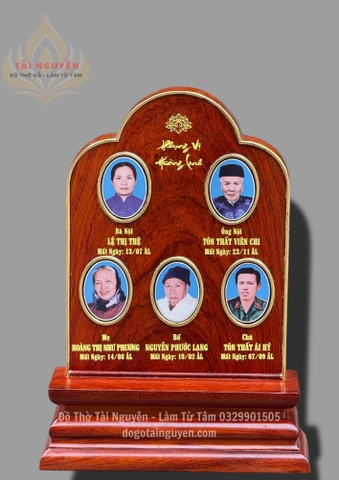 Bài vị 5 ảnh