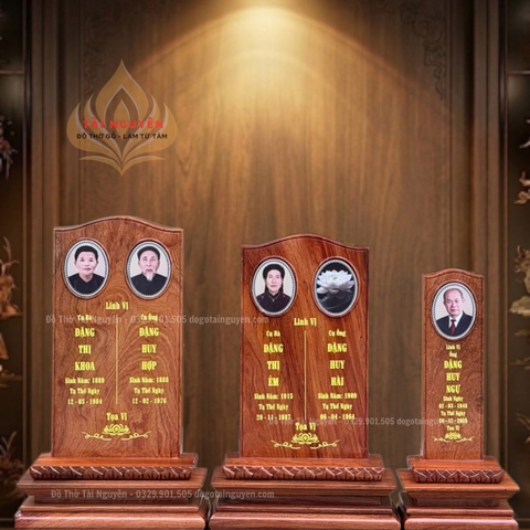 Bộ bài vị trơn