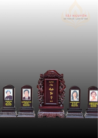 Bộ bài vị mini cho ban thờ chung cư