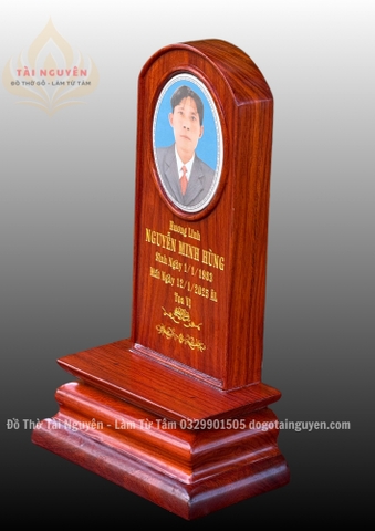 Bài vị mini cao 30cm (mẫu trơn)
