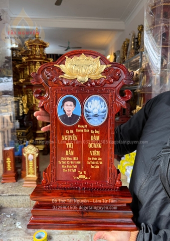 Bài vị gỗ trắc