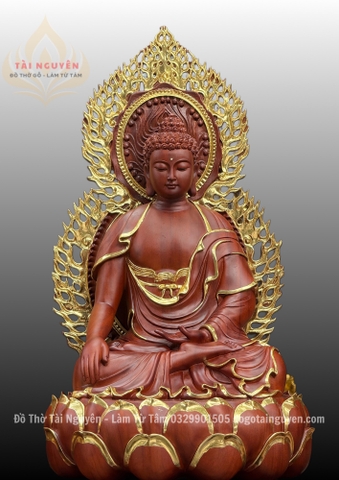 Thất Phật Dược Sư (gỗ gõ đỏ)