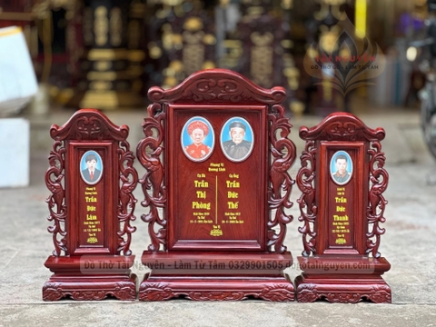Bài vị song phụng 2 ảnh