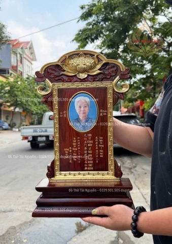 Bài vị gỗ TRẮC đỏ