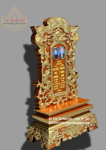 Bài vị cuốn thư - 2 ảnh