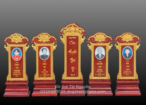 Bộ bài vị thờ gia tiên