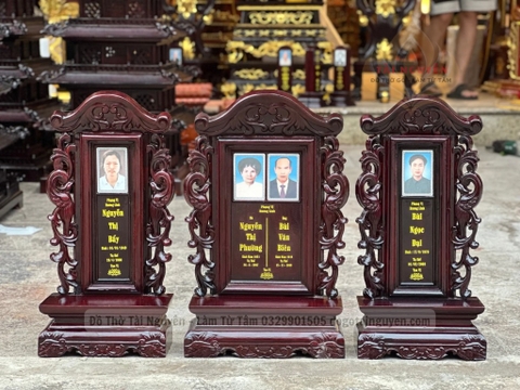 Bài vị song phụng 2 ảnh