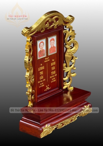 Bài vị song phụng đôi