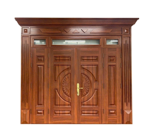 Cửa Jagning Luxury LP-LXR-06 ( Màu Gỗ Hương )